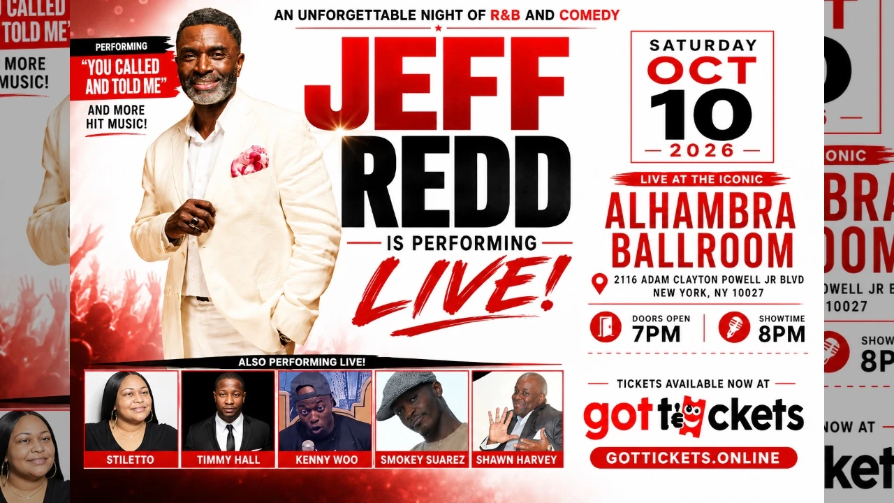 Jeff Redd R&B & Comedy one night