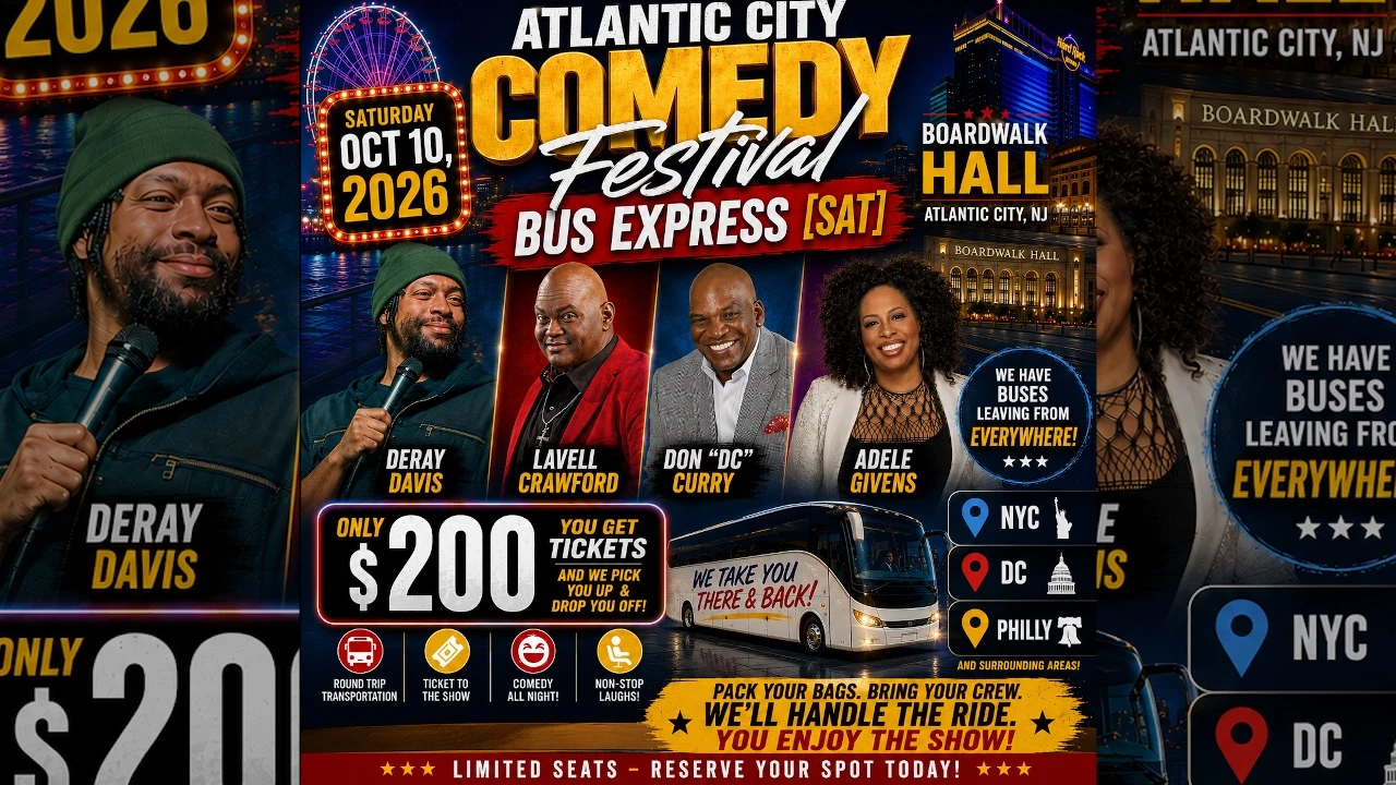 Atlantic City Comedy Festival Bus trip